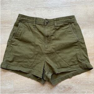 Madewell Green Camp Shorts